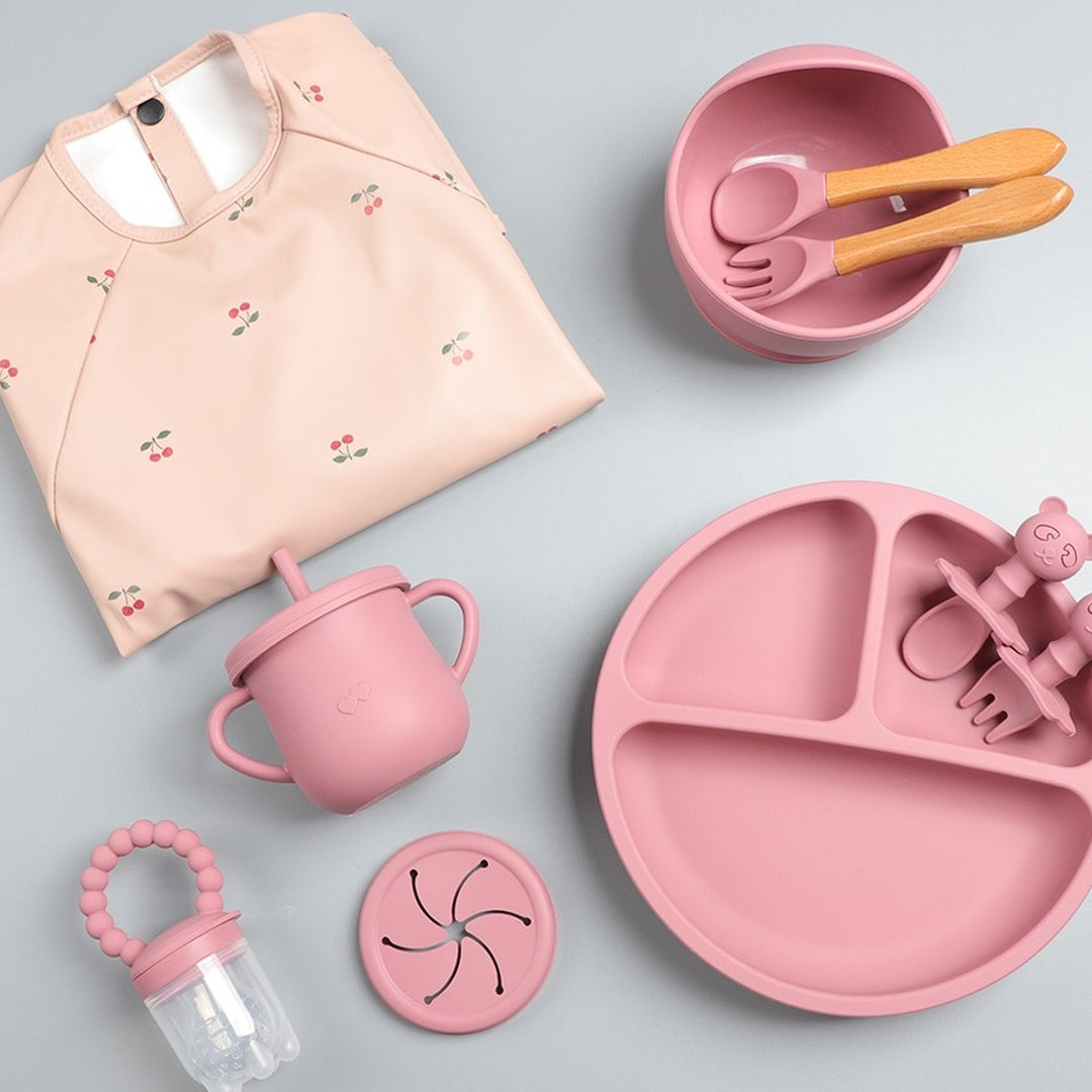 The Cub Co Complete Weaning Set - Bright Pink