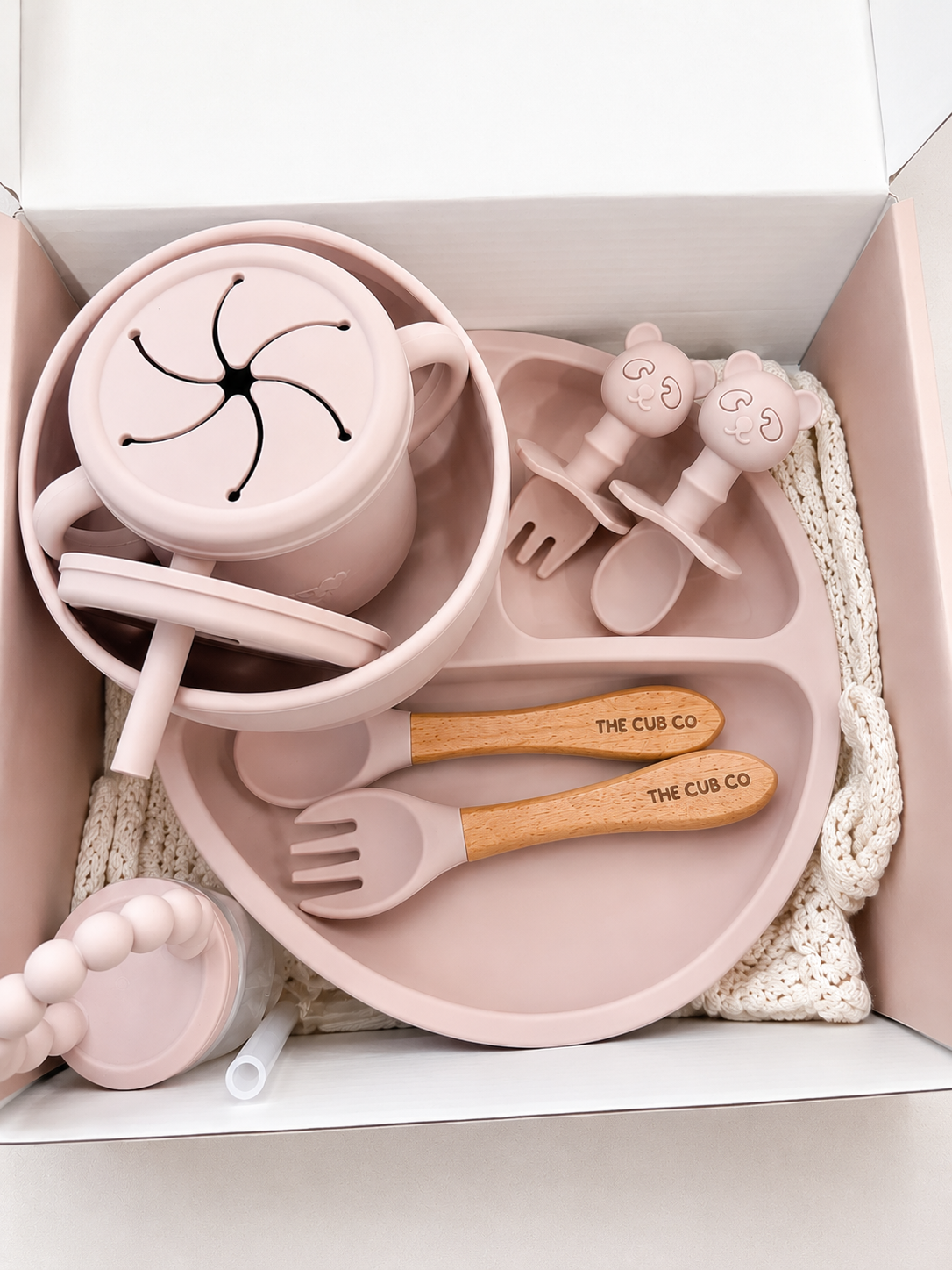 The Cub Co Complete Weaning Set - Pastel Pink